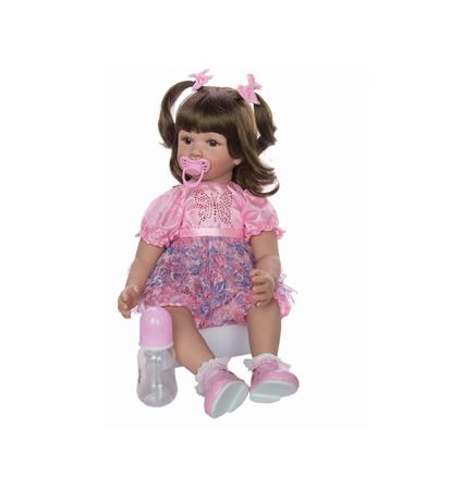 Bebe Reborn Princesa 60 Cm - Boneca Reborn - LUMEN IMPORTADOS