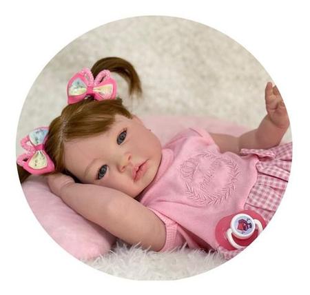 Bebe Reborn Boneca Banho Silicone Realista, Princesinha - ANA DOLLS - Boneca  Reborn - Magazine Luiza