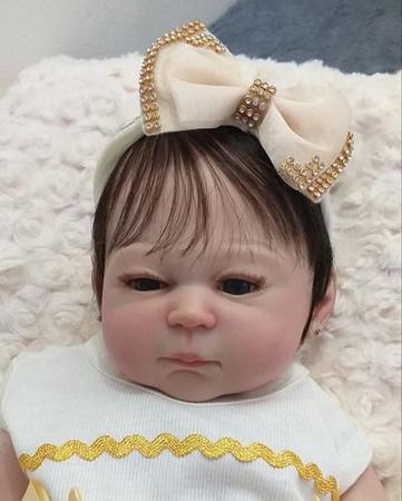 Bebe Reborn Princesa Banho Silicone Realista Carmela