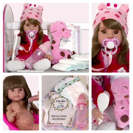 Boneca Reborn Baby Barata Girafinha Menina Magazine Luiza - Cegonha Reborn  Dolls - Boneca Reborn - Magazine Luiza