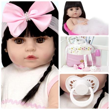 Bebe Boneca Reborn Silicone Realista Princesa Com 24 Itens - Cegonha Reborn  Dolls - Bonecas - Magazine Luiza