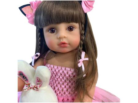 Boneca Bebe Reborn Laura Baby Paola 595 - 48cm