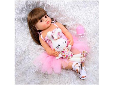 Boneca Bebê Reborn Laura Baby Carina - Bonecas - Magazine Luiza