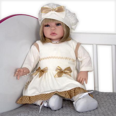 Boneca Loira Bebe Reborn na Magazine Luiza - Cegonha Reborn Dolls