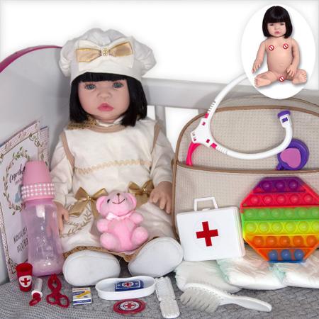 Bebê Reborn Princesa Menina Pode Tomar Banho Magazine Luiza - Cegonha Reborn  Dolls - Boneca Reborn - Magazine Luiza