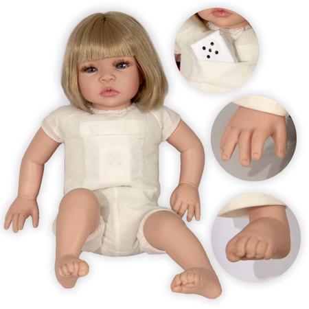 Boneca Princesa Baby Real Magazine Luiza - Cegonha Reborn Dolls - Boneca  Reborn - Magazine Luiza