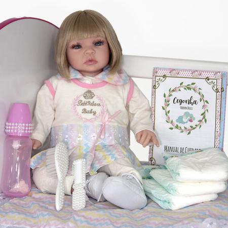 Bebê Princesa pode Banho 100% Silicone Magazine Luiza - Cegonha Reborn  Dolls - Boneca Reborn - Magazine Luiza