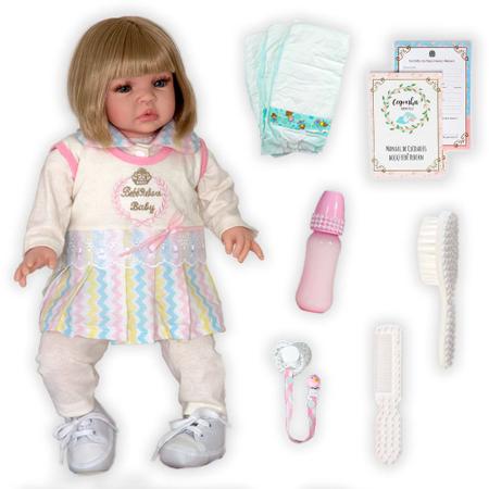 Boneca Bebe Reborn 100% Silicone na Magazine Luiza - Cegonha Reborn Dolls -  Bonecas - Magazine Luiza