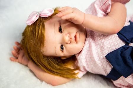 BEBÊ REBORN MELINDROSA MEGA REALISTA CABELINHO FIO A FIO BEBEZINHO LINDO -  Maternidade Mundo Baby Reborn