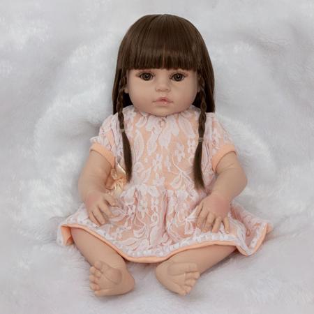 Bebe Reborn 100% Silicone Recem Nascida Fofinha Completa - Cegonha Reborn  Dolls - Bonecas - Magazine Luiza