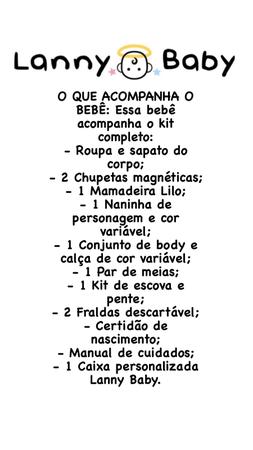 Bebê Reborn Realista Abigail 04 - Kit Completo - Lanny Baby - Bonecas -  Magazine Luiza