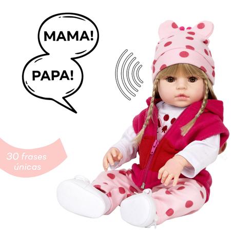 Boneca Bebe Reborn Menina Loira Enxoval Completo Envio 24hrs - Cegonha  Reborn Dolls - Bonecas - Magazine Luiza