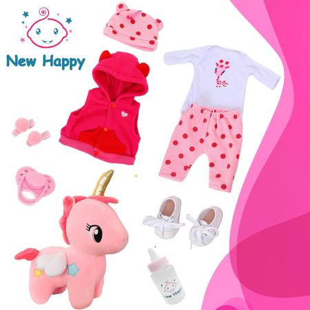 Boneca Reborn Bebe Reborn Menina 100% Silicone New Happy - Boneca Reborn -  Magazine Luiza