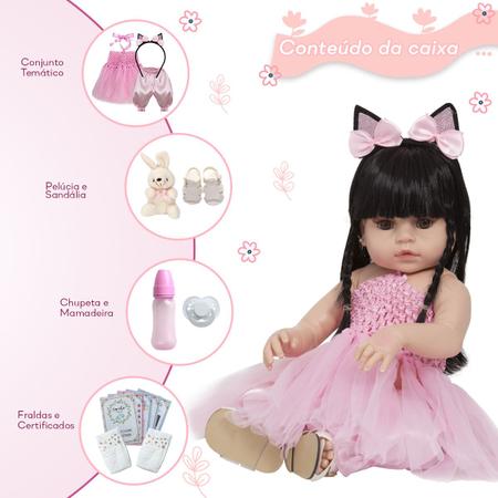 Boneca Bebê Reborn Realista – Betina