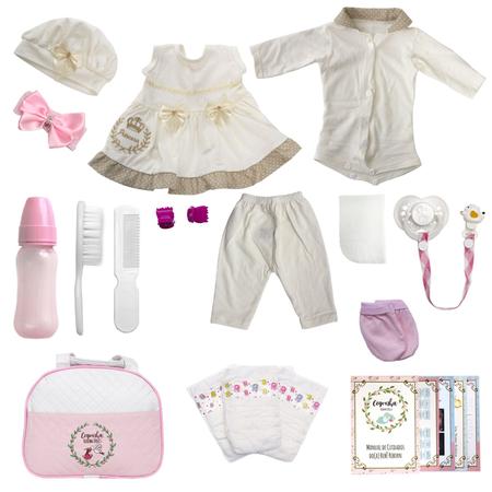 Bebe Reborn Realista Menina Enxoval Completo Bolsa 20 Itens - Cegonha Reborn  Dolls - Bonecas - Magazine Luiza