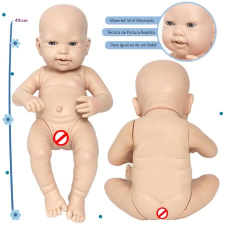 Bebê Reborn Menino Corpo Inteiro Silicone. Boneca Realista Original. Envio  Imediato.