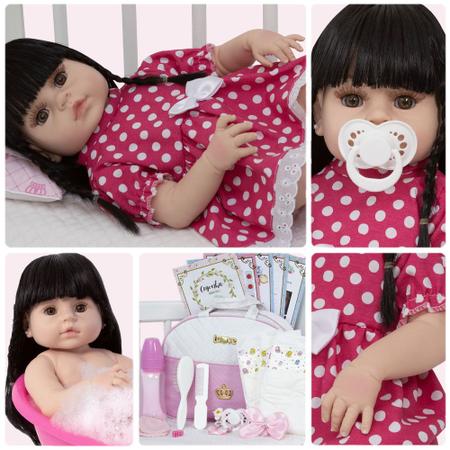 Boneca Bebe Reborn Menina Loira Enxoval Completo Envio 24hrs - Cegonha  Reborn Dolls - Bonecas - Magazine Luiza