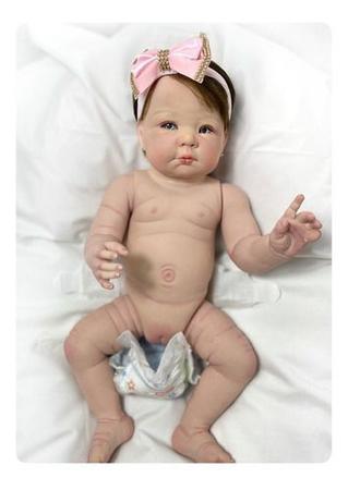 BEBÊ REBORN MEGA REALISTA CABELO FIO A FIO TODA EM SILICONE ADELLY ÚNICA NO  BRASIL PRONTA ENTREGA - Maternidade Mundo Baby Reborn