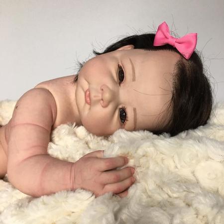 Bebê Reborn Realista, Princesa, Pode tomar Banho no Shoptime