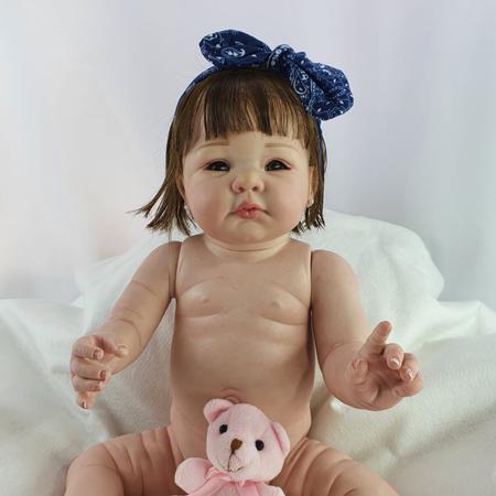 Bebê Reborn Realista, Princesa, Pode tomar Banho em Promoção na Americanas