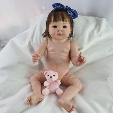 Bebê Reborn Realista, Princesa, Pode tomar Banho em Promoção na Americanas