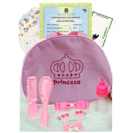 Kit Roupinha Princesa Bebe Reborn Realista Real Enxoval