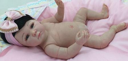 Bebe Reborn Boneca Princesa Silicone Banho Realista K02 - Ana Dolls -  Bonecas - Magazine Luiza