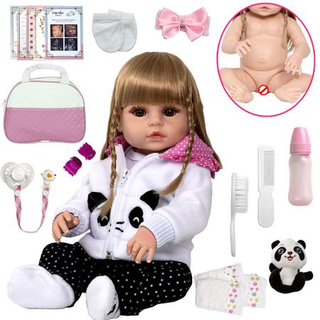 Boneca Bebê Reborn Menina Recem Nascida Linda Pode Banho - Cegonha Reborn  Dolls - Bonecas - Magazine Luiza