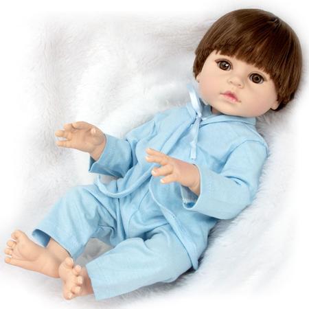 Bebe Reborn Gêmeos Recém Nascidos 100% Silicone Com Roupão - Cegonha Reborn  Dolls - Bonecas - Magazine Luiza