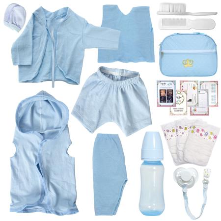 Bebe Reborn Menino Principe Enxoval + Bolsa Maternidade