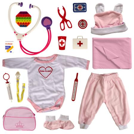 Bebe Reborn de Silicone Sonho de Amor 13 Itens Fada Madrinha - Boneca Reborn  - Magazine Luiza