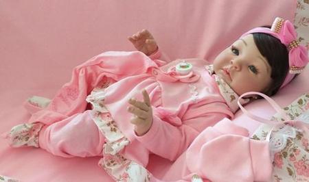 Bebe Reborn Boneca Princesa Silicone Banho Realista K02 - Ana Dolls -  Bonecas - Magazine Luiza