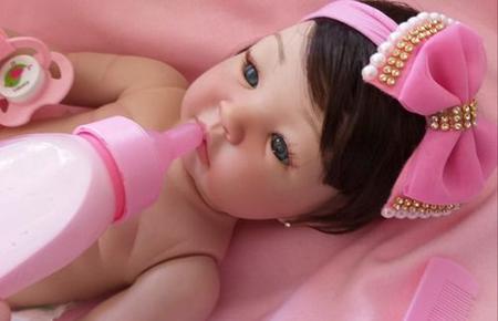 Bebe Reborn Boneca Banho Silicone Realista, Princesinha - ANA DOLLS - Boneca  Reborn - Magazine Luiza