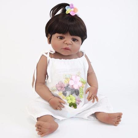 Boneca Bebê Reborn Keiumi Gatinha De 55 Cm - Brastoy - Bonecas - Magazine  Luiza