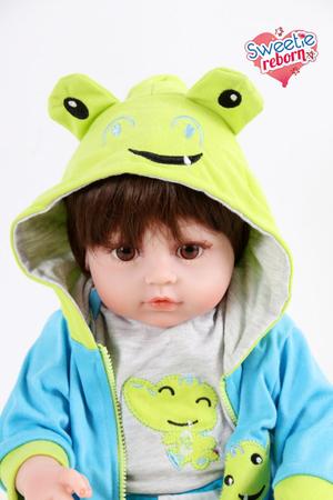 Bebê Sweetie Reborn (R) Menino Girafinha Silicone-doll 48cm - MRW - Bonecas  - Magazine Luiza