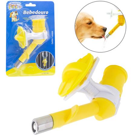 Imagem de Bebedouro ajustável com suporte para prender portão western pet