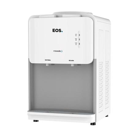 Imagem de Bebedouro de Mesa para Garrafão EOS Mineralle Compacto com Compressor Branco EBC03B 110V