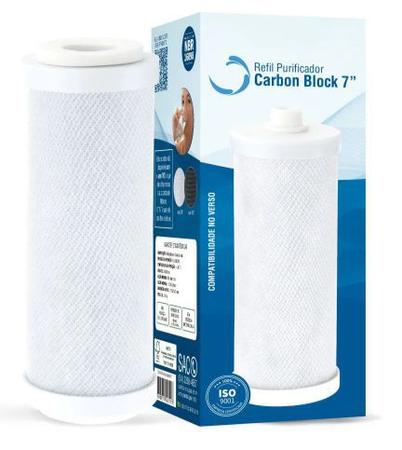 Bebedouro - refil 7pol. carbon block c/r s/tnt - PLANETA ÁGUA Imagem de Bebedouro - refil 7pol. carbon block c/r s/tnt