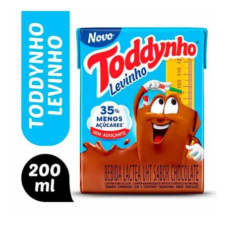 Bebida Láctea UHT Toddynho Levinho Sabor Chocolate 200ml