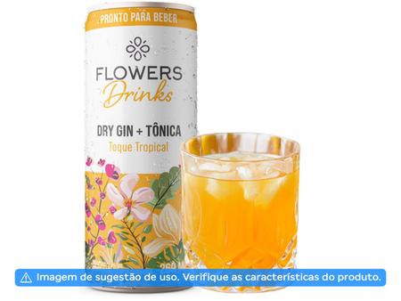 Imagem de Bebida Mista Flowers Dry Gin + Tônica Tropical 269ml