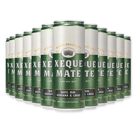 Kit 12 Bebida Mista Xeque Mate Draft Rum - 473ml em Promoção na