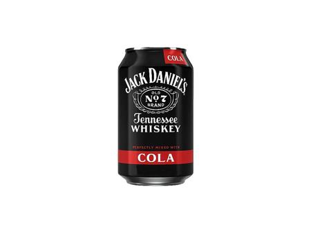 Imagem de Bebida Whisky Lata Jack Daniels Cola 330ml C/12 - Jack Daniels