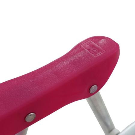 Imagem de Bel fix cadeira de praia infantil alta em aluminio cor:rosa barbie
