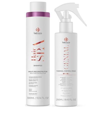Imagem de Belcazzi Hair Spa Multi Reconstrutor Shampoo e Genial Spray Finalizador