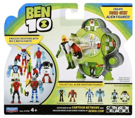 Ben 10 2X Bonecos Criação Alien XLR8 & Bala de Canhão - Sunny