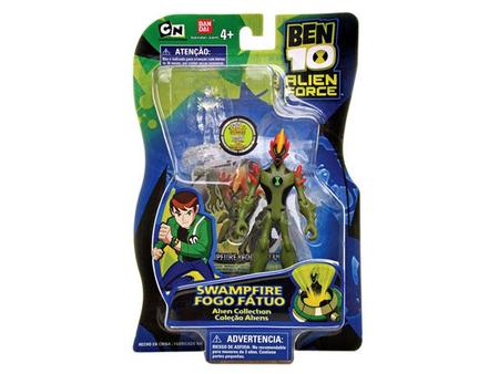 Boneco Fogo Fátuo Ben 10 Força Alienígena Bandai Original Usado