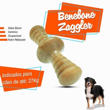 Imagem de Benebone Zaggler Mordedor Interativo Bacon Para Cachorro M
