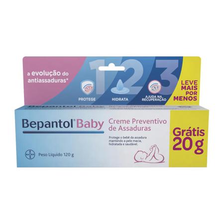 Imagem de Bepantol Baby Creme Para Prevenção De Assaduras 120g