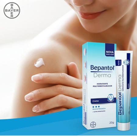 Imagem de Bepantol Derma Hidratante multirrestaurador 20g creme pele extra seca Bepantol hidratante