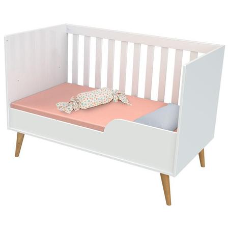 Berço Americano Ludmila e Guarda Roupa 3 Portas Duda Branco Acetinado Bétula - Carolina - Carolina Baby Imagem de Berço Americano Ludmila e Guarda Roupa 3 Portas Duda Branco Acetinado Bétula - Carolina